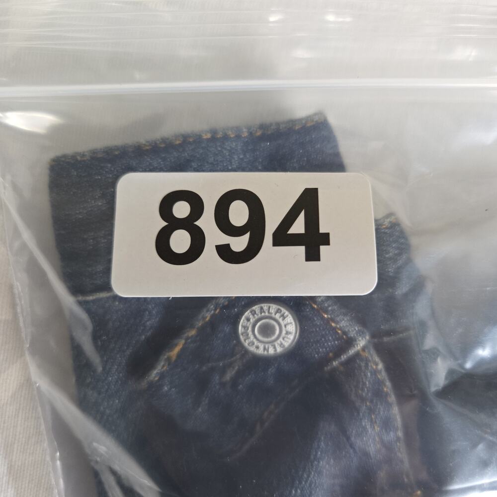 NWT Polo Ralph Lauren Baby Denim Jacket 9M Inwood Trucker Jean Flag Patch - Picture 13 of 13
